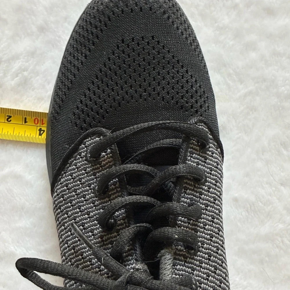 Propet Black and Gray Knit Sneaker